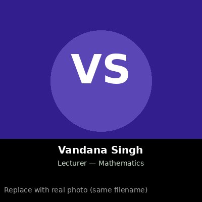 Vandana Singh Math